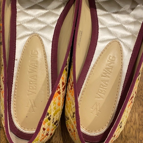 Vera Wang Raffia Round-Toe Woven Loafers - Picture 6 of 7